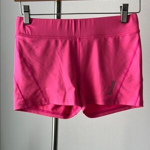 Reebok neon Pink hot pants Athletic Shorts Moisture-Wicking Stretch S